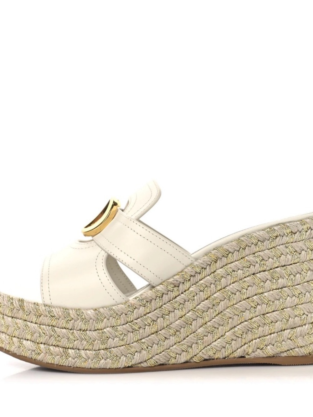 Christian Dior 30 Montage Wedge Off-White NIB sz 41.5 - Picture 4 of 6